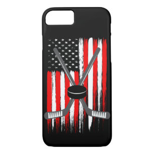 Hockey USA-Flaggentelefonkasten Case-Mate iPhone Hülle