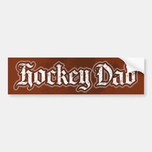 Hockey-Vater-Autoaufkleber Autoaufkleber