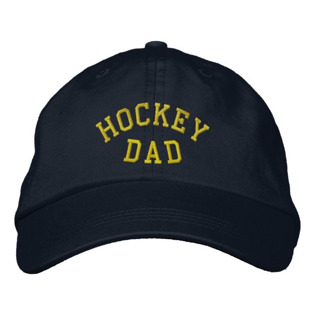 HOCKEY VATER bestickter Hut (Vorderseite)