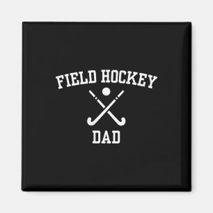 Hockey Vater Brusttasche Design Hockey Familie Magnet