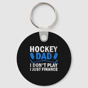 Hockey-Vater, den ich nicht spiele, nur Eishockey Schlüsselanhänger