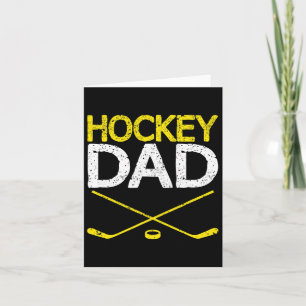 Hockey-Vater der Männer Vintage Vatertag Sommer Wi Karte