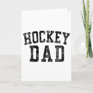Hockey-Vater-Geburtstag Clic Fett Schrift Hockey-P Karte
