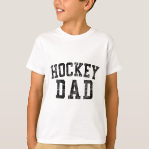 Hockey-Vater-Geburtstag Clic Fett Schrift Hockey-P T-Shirt