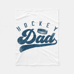 Hockey-Vater-Geschenke Papa Vatertag  Fleecedecke