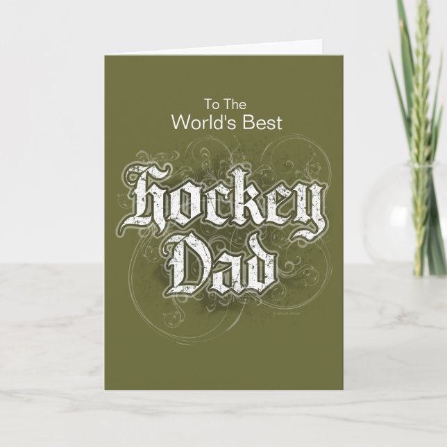 Hockey-Vater Karte (Vorderseite)
