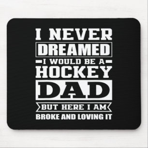 Hockey-Vater Lustige Väter Eishockey Mousepad
