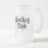 Hockey Vater mattierte Bier-Tasse