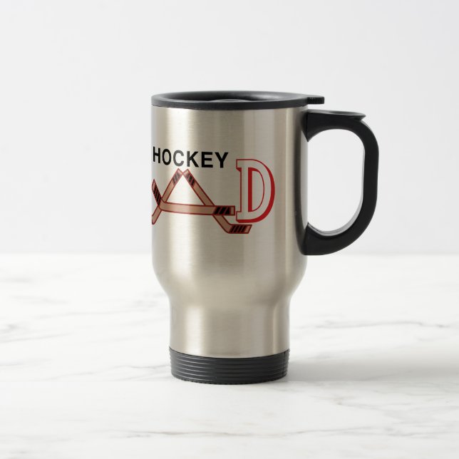 Hockey-Vater Reisebecher (Rechts)