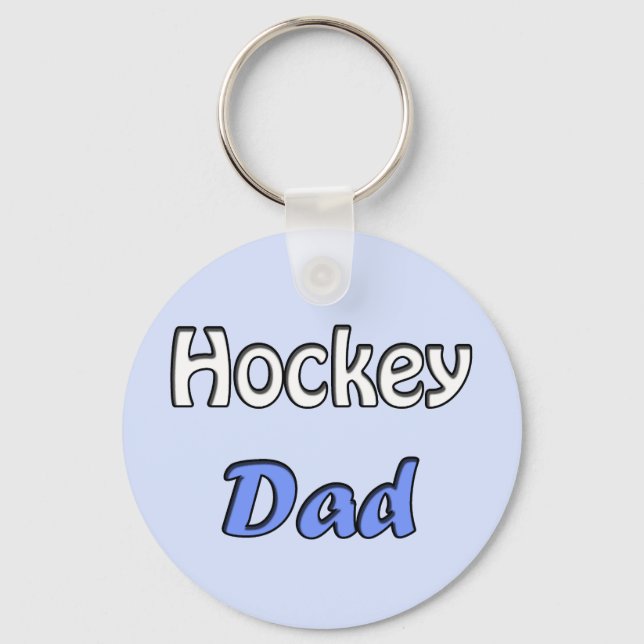 Hockey-Vater Schlüsselanhänger (Vorderseite)