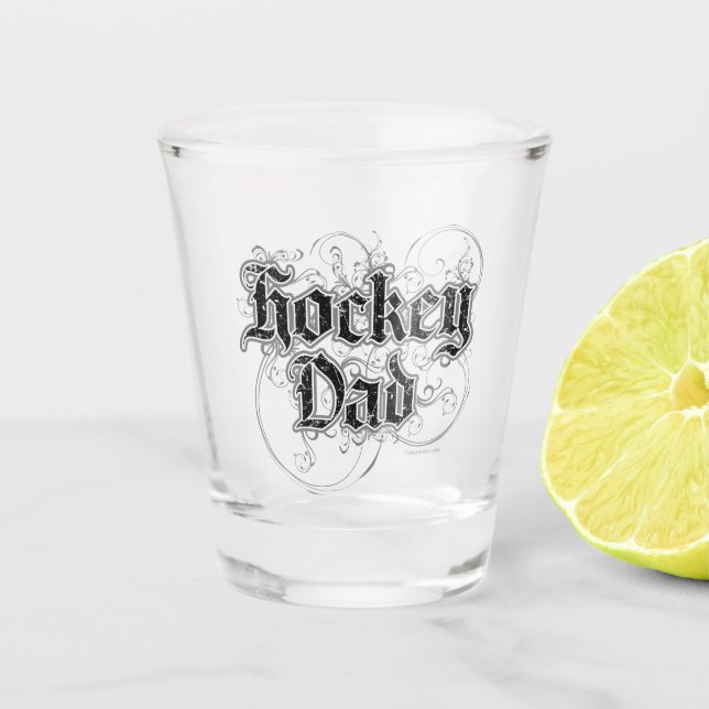 Hockey-Vater Schnapsglas (Vorderseite)