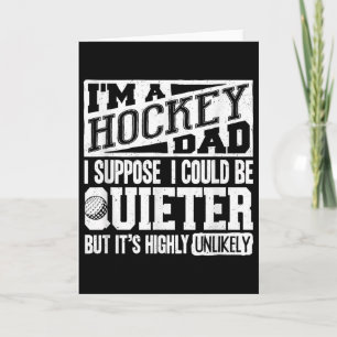 Hockey-Vater-Shirt Männer Hockey-Fan _3 Karte