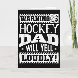 Hockey-Vater-Shirt Männer Hockey-Liebhaber _1 Karte