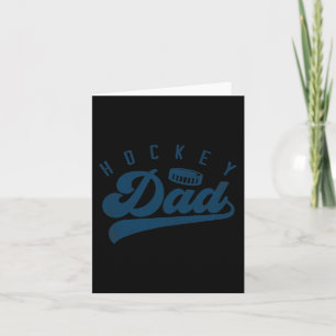 Hockey-Vater spendet Daddy Vatertag Karte