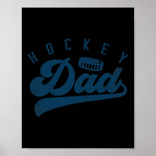 Hockey-Vater spendet Daddy Vatertag Poster