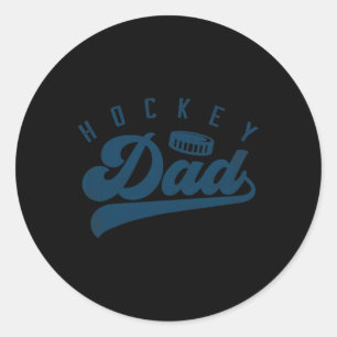 Hockey-Vater spendet Daddy Vatertag Runder Aufkleber