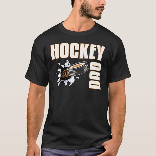 Hockey-Vater T-Shirt (Vorderseite)
