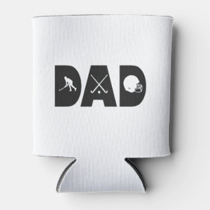 Hockey Vater Vatertag Eishockeyspieler Geschenk Dosenkühler