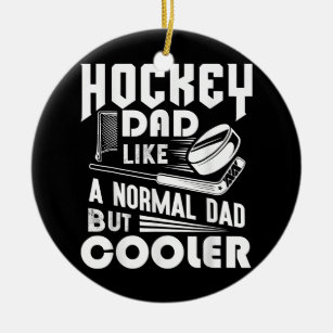 Hockey-Vater wie ein normaler Vater aber Cooler lu Keramik Ornament