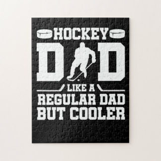 Hockey-Vater wie ein normaler Vater, aber Cooler Puzzle