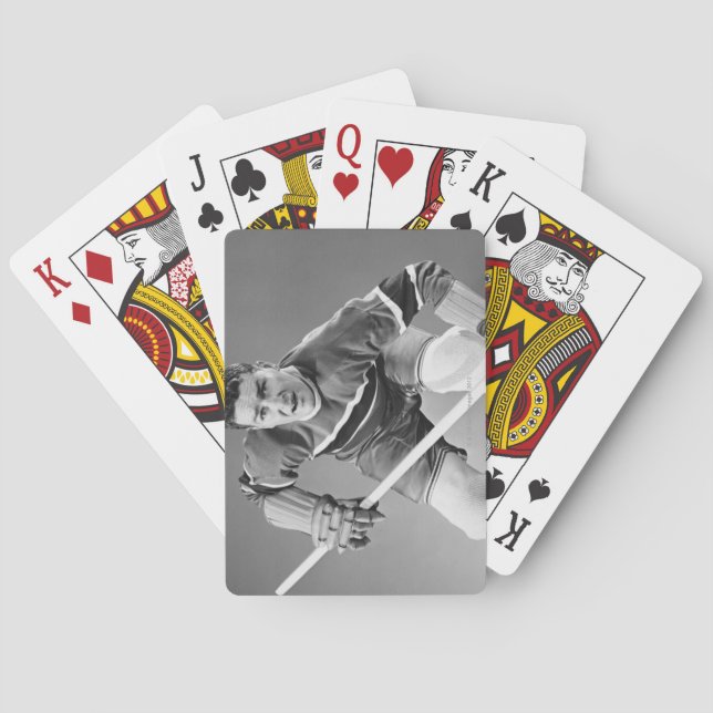 Hockey-Verteidiger Spielkarten (Rückseite)