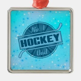 Hockey Weihnachtsdekoration, No1 Hockey Vater Keramik Ornament