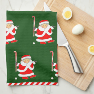Hockey-Weihnachtsgeschenk Geschirrtuch