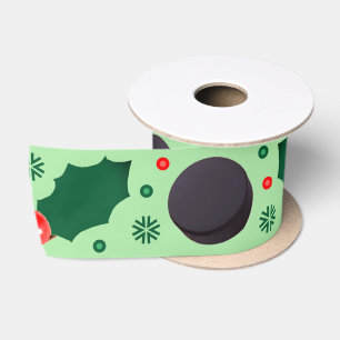 Hockey Weihnachtsgeschenk Satin Ribbon Satinband