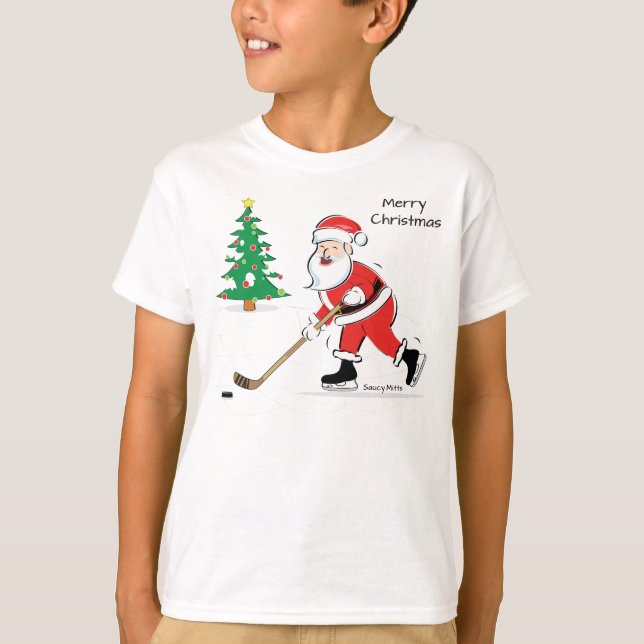 Hockey WeihnachtsJugend T-Shirt (Vorderseite)