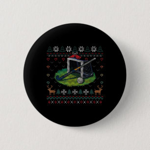 Hockey-Weihnachtspullover Ll Sport treiben Button