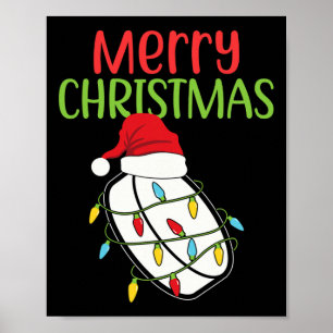 Hockey Weihnachtsspass Sport Weihnachtsgeschenk Ei Poster