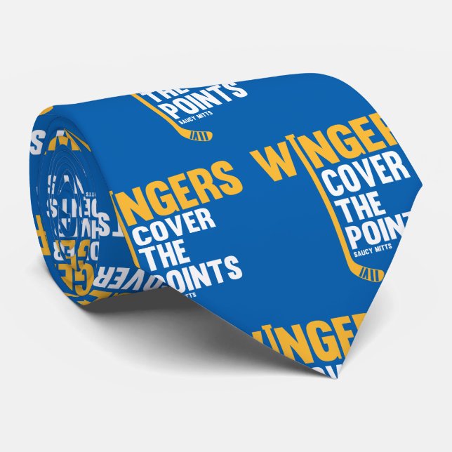 Hockey Wingers decken die Punkte ab Krawatte (Gerollt)