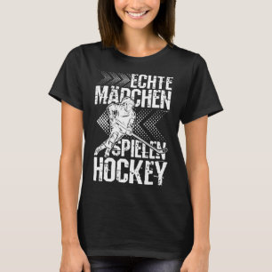 Hockey Women Ice Hockey Funny Geschenk Essential T T-Shirt