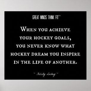 Hockey-Zitat 013 Poster