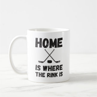 Hockey-Zuhause ist dort, wo der Rosa ist Kaffeetasse