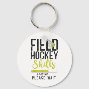 Hockeyfeld Hockey-Fähigkeiten Laden Bitte warten Schlüsselanhänger