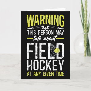 Hockeyfeld-Warnung Diese Person Könnte Über Fi Red Karte