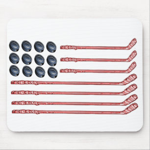Hockeyflagge Mousepad