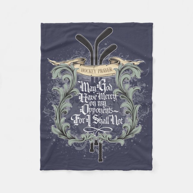 Hockeygebet Fleecedecke (Vorderseite)