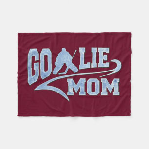 Hockeygoalie-Mama-athletischer Schwanz Fleecedecke