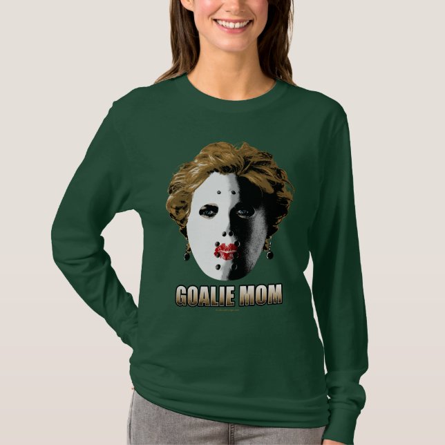 Hockeygoalie-Mama T-Shirt (Vorderseite)