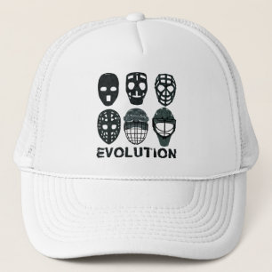 Hockeygoalie-Masken-Evolution Truckerkappe