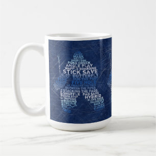Hockeygoalie-Text-Kunst-Tasse Tasse