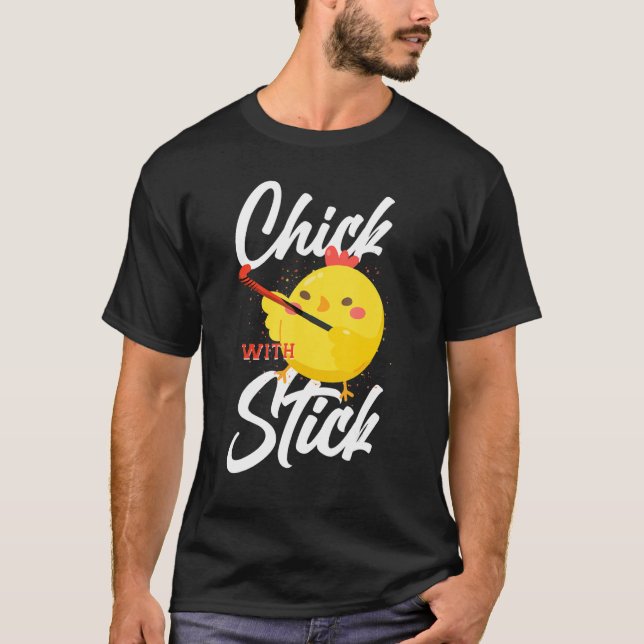 Hockeyhühnchen T-Shirt (Vorderseite)