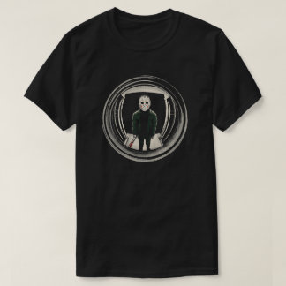 Hockeymasken-Schlitzer-Türspion T-Shirt