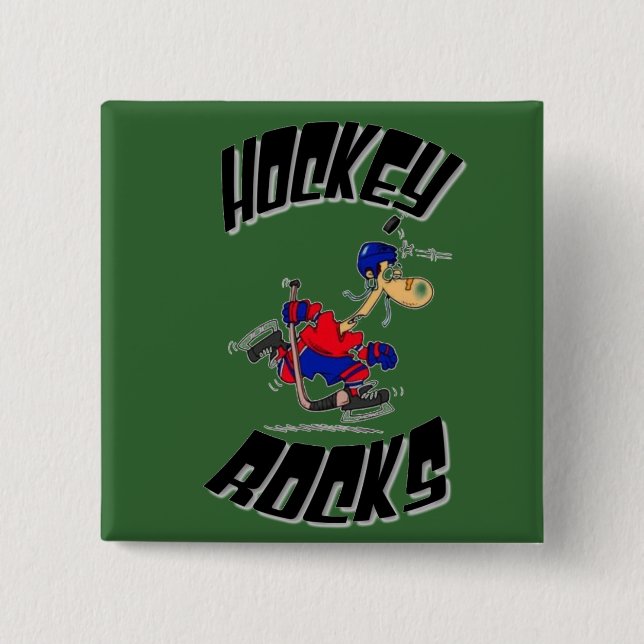 hockeyrocks Button (Vorderseite)