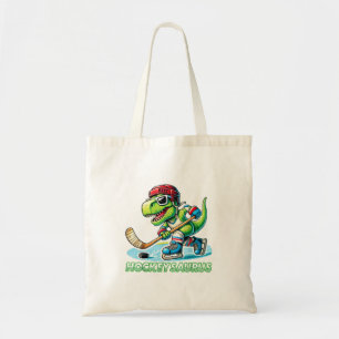 Hockeysaurus Dinosaur Eishockey Sportliebhaber T Tragetasche