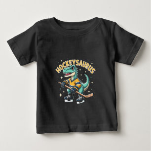 Hockeysaurus Eishockey Dinosaurier Liebhaber Baby T-shirt