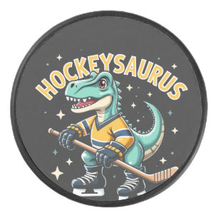 Hockeysaurus Eishockey Dinosaurier Liebhaber Puck