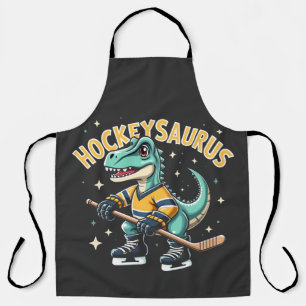 Hockeysaurus Eishockey Dinosaurier Liebhaber Schürze